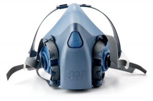 3M 7502 Half Face Respirator_Silicon